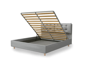 Κρεβάτι Cassiopeia από την isleep, γκρι