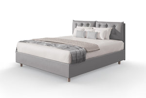 Κρεβάτι Cassiopeia από την isleep, γκρι