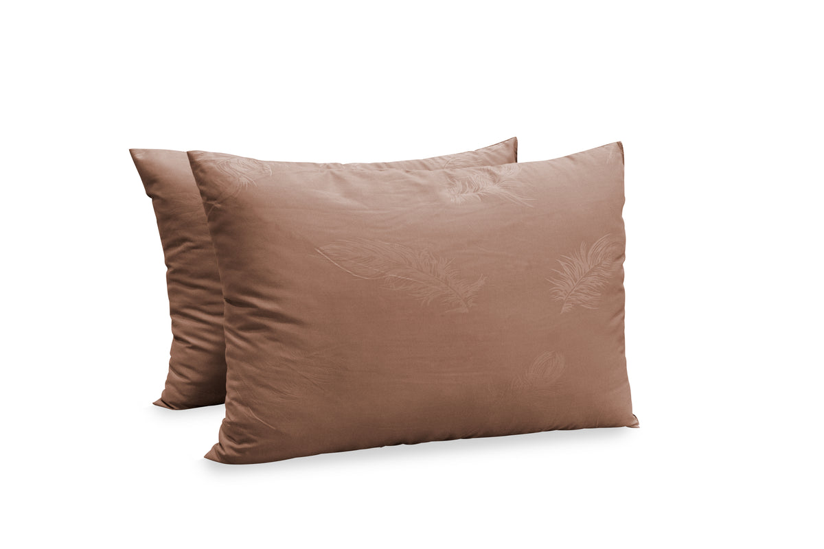 Σετ 2 μαξιλαριών Easy Home, 50/70, μπεζ