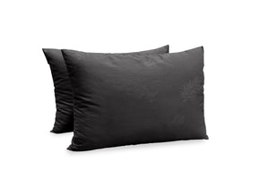 Σετ πολυτελές πάπλωμα και 2 μαξιλάρια, γκρι