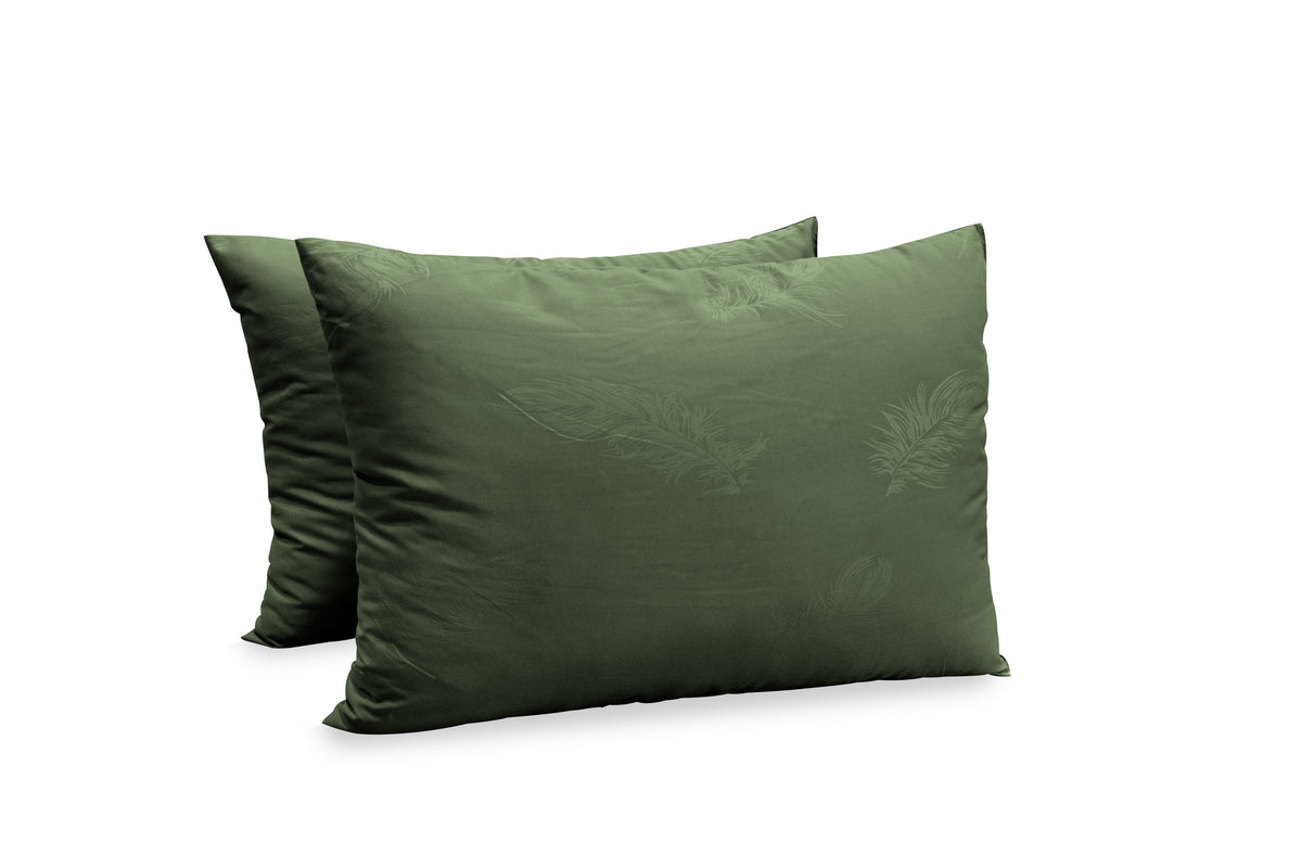 Σετ 2 μαξιλαριών Easy Home, 50/70, ζελένι