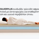 Στρώμα διπλής όψης Silver Plus από την isleep