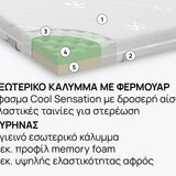 Ανωσρωμα CoolComfort από την isleep, 8 εκ.