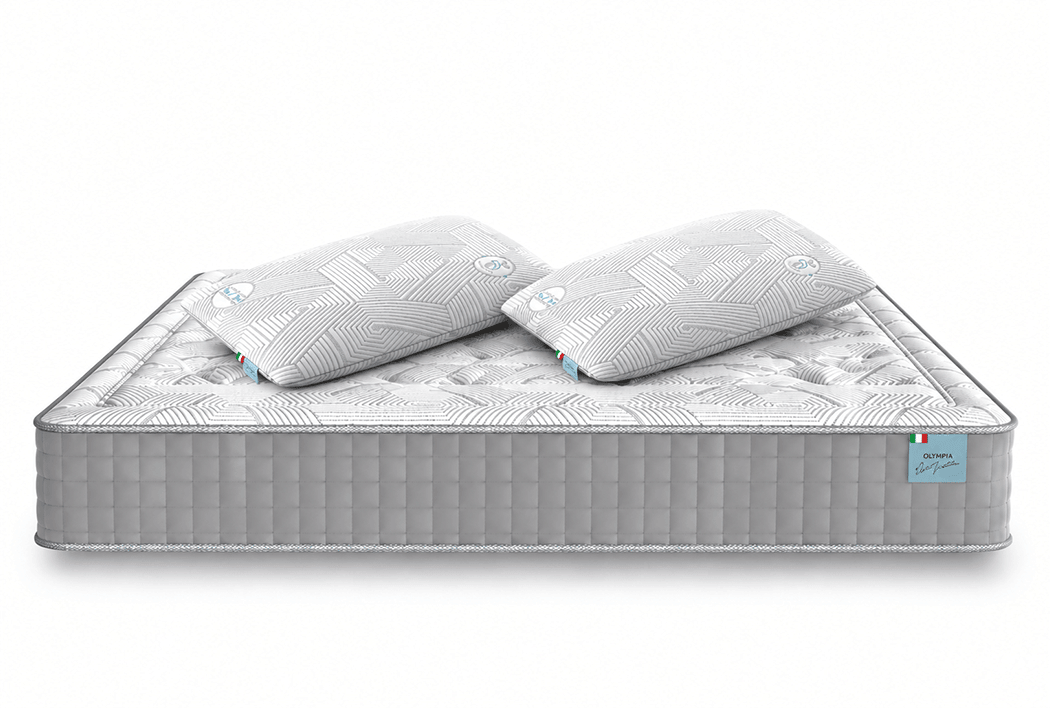 Διπλό στρώμα Olympia + 2 μαξιλάρια Olympia της iSleep