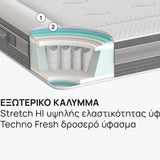 Στρώμα Ice Hybrid από την iSleep, 28 εκ.
