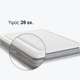 Στρώμα Ice Hybrid από την iSleep, 28 εκ.