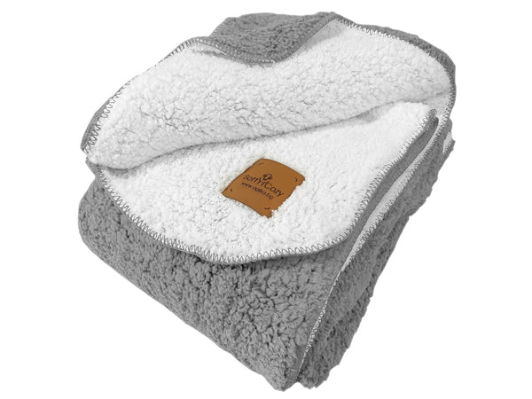 Κουβέρτα Soft & Cozy σε γκρι από την Aglika